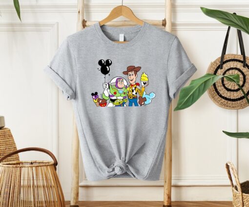 Woody and Buzz Lightyear Snacks Shirt, Disney Toy Story Shirt