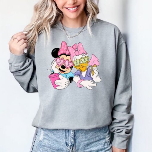 Minnie Mouse And Daisy Duck Comfort colors Shirt