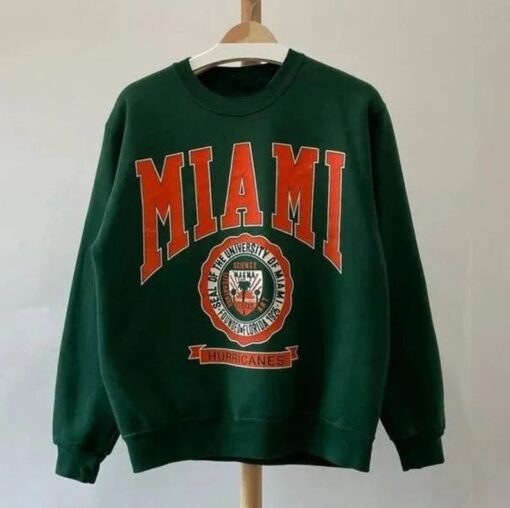 Vintage University of Miami Hurricanes Sweatshirt