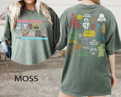 Retro Star Wars Comfort Colors Shirt, Disney Star Wars Shirt