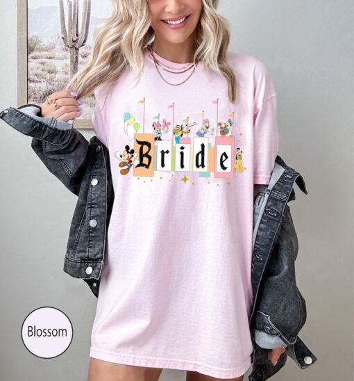 Disney Bride Comfort Colors Shirt, Disney Minnie Bride Shirt