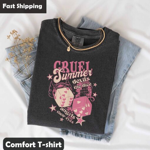 Comfort Colors Cruel Summer T-Shirt, Taylro Swiftie Merch, Lover Album