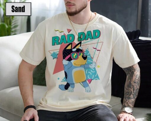 Bluey Bandit Rad Dad Shirt /Bluey Dad Shirt/ Bluey Bingo Family Shirt