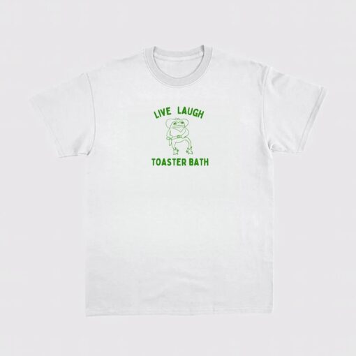 Live laugh toaster bath Unisex Heavy Cotton Tee