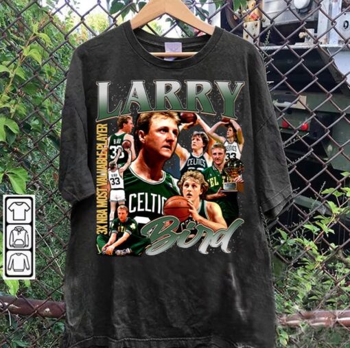 Vintage 90s Graphic Style Larry Bird T-Shirt - Larry Bird Sweatshirt -