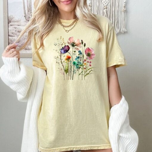 Comfort Colors® Flower Bouquet Shirt, Flower T Shirt