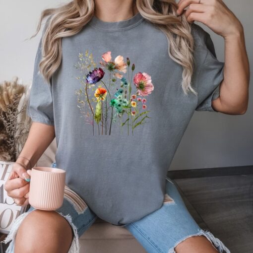 Comfort Colors® Flower Bouquet Shirt, Flower T Shirt