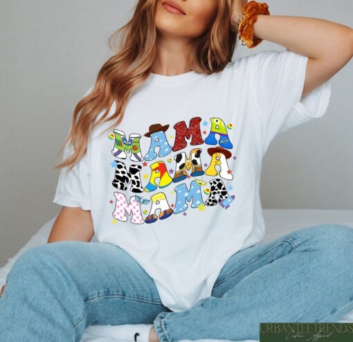 Retro Comfort Disney Toy Story Mama Shirt, Toy Story Mom Sweatshirt