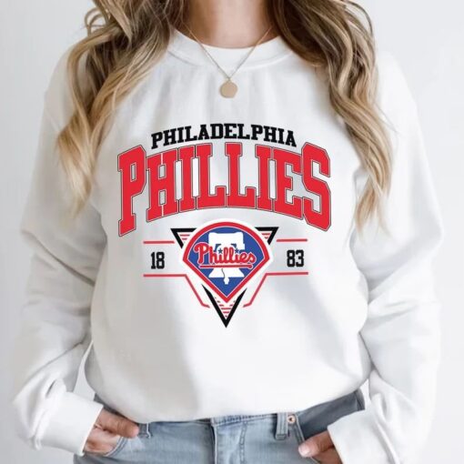 Vintage Philadelphia Baseball Crewneck, Philadelphia Baseball Shirt