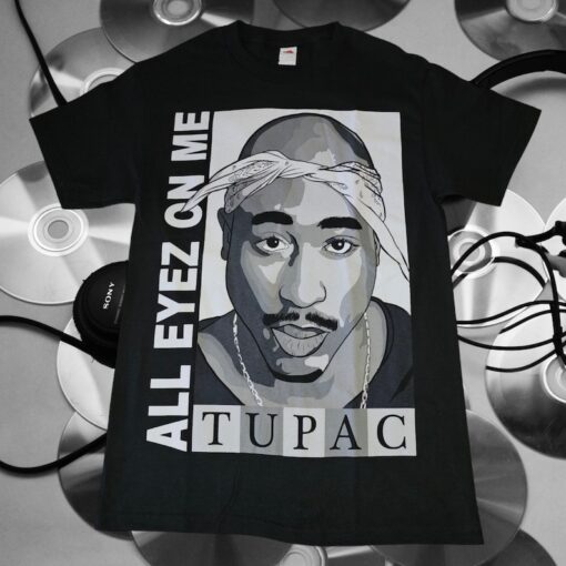 Tupac All Eyes On Me #2 Bootleg style graphic T-shirt S-XXL