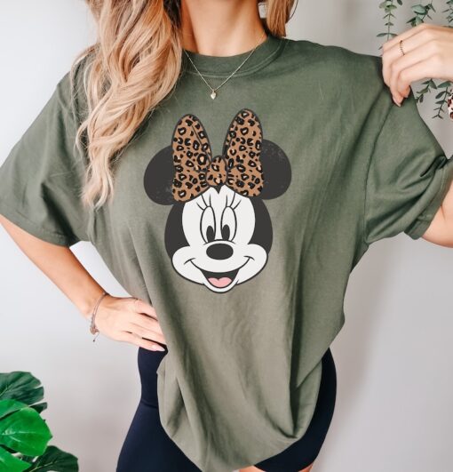 Animal Kingdom Minnie Safari Comfort colors leopard Shirt