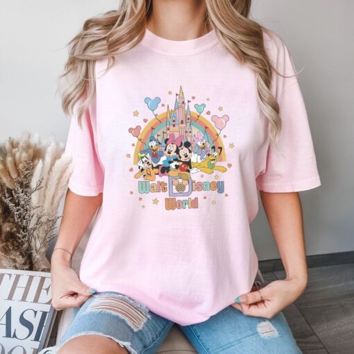 Comfort Colors® Walt Disney World T Shirt, Watercolor Castle Shirt