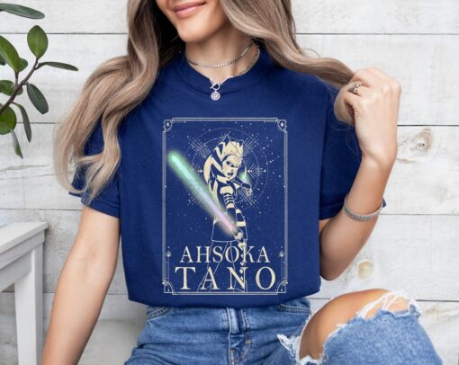 Star Wars The Clone Wars Ahsoka Tano Celestial Portrait T-Shirt