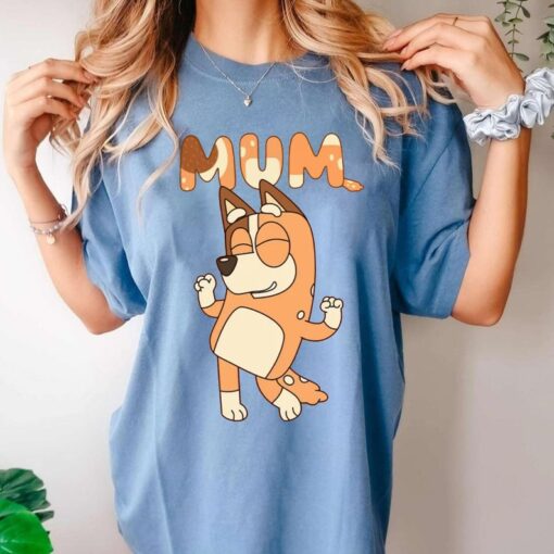 Retro Mom Bluey Shirt, Retro Chilli Heeler Shirt, Mama Shirt