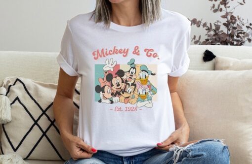 Mickey & Co 1928 Shirt,Retro Vintage Disney Shirt,Disneyland Shirt