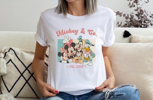 Mickey & Co 1928 Shirt,Retro Vintage Disney Shirt,Disneyland Shirt