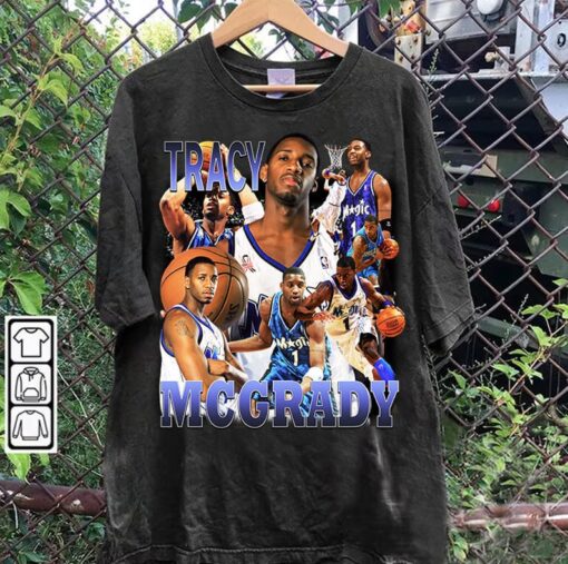 Vintage 90s Graphic Style Tracy McGrady T-Shirt - Tracy McGrady