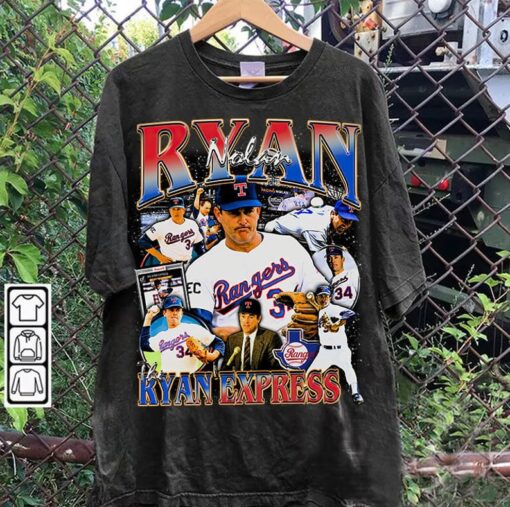 Vintage 90s Graphic Style Nolan Ryan T-Shirt - Nolan Ryan Sweatshirt -