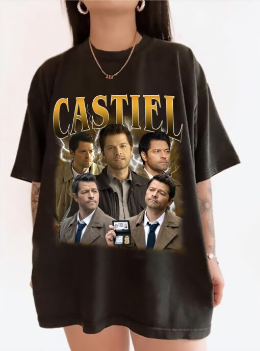 Limited Castiel Vintage Shirt, Gift For Woman and Man Unisex T-Shirt