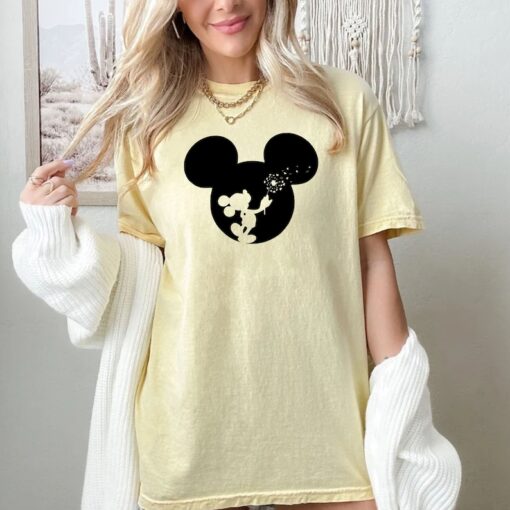 Comfort Colors® Mickey Dandelion Shirt, Cute Mickey Shirt