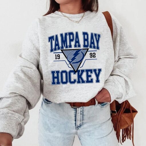 Vintage 90s Tampa Bay Lightning Sweatshirt, Tampa Bay Lightning Shirts