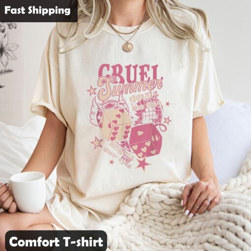 Comfort Colors Cruel Summer T-Shirt, Taylro Swiftie Merch, Lover Album