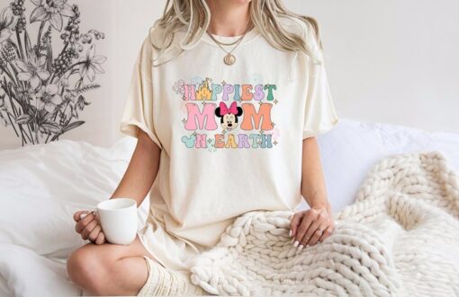 Comfort Colors® Happiest Mama On Earth Tee, Disney Mommy Shirt