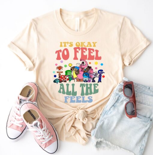 Disney Inside Out It's Okay To Feel All The Feels Shirt