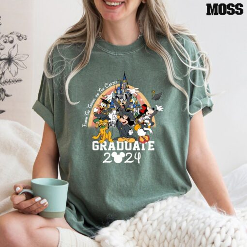 Comfort Colors® Mickey And Friends Graduate Shirt, Graduate 2024 Shirt