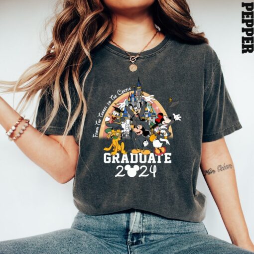 Comfort Colors® Mickey And Friends Graduate Shirt, Graduate 2024 Shirt