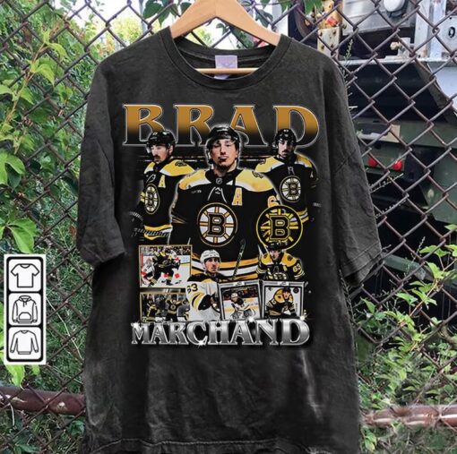 Vintage 90s Graphic Style Brad Marchand T-Shirt - Brad Marchand