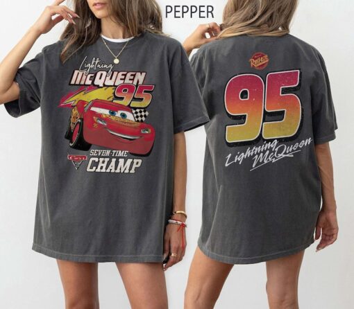 Lightning McQueen Shirt, Retro Disney Cars Shirt, Piston Cup Shirt