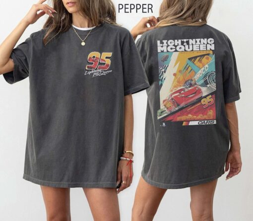 Retro Lightning McQueen Shirt, MC Queen Shirt, Disney Cars Shirt