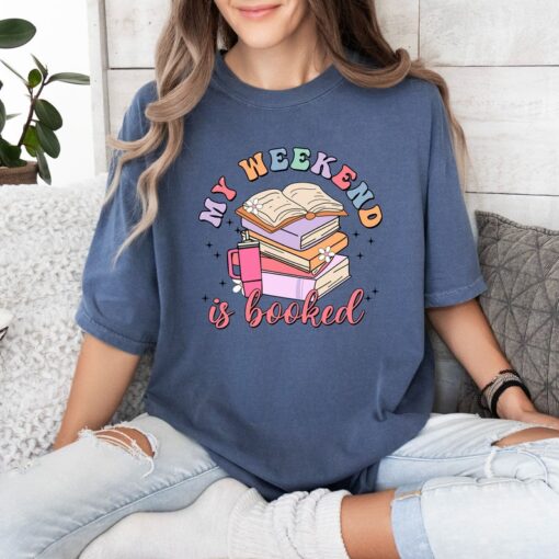 Comfort Colors® My Weekend Fun Shirt, Book Lover Shirt, Book Shirt