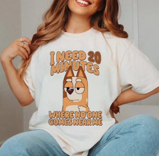 Bluey I Need 20 Minutes Happy Mothers Day Unisex Classic Tshirt