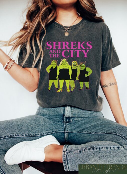 Shreks And The City Shirt, Shrek Funny Trending T-Shirt