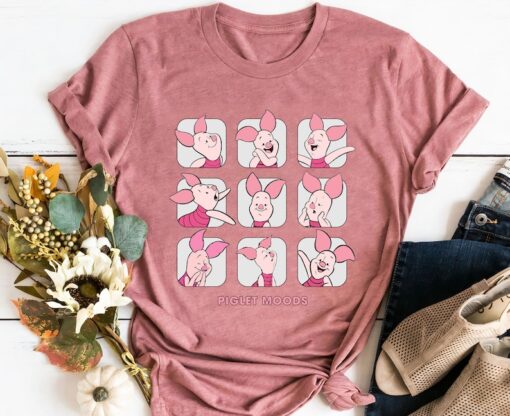 Disney Piglet Moods Shirt, Winnie The Pooh Magic Kingdom Tee