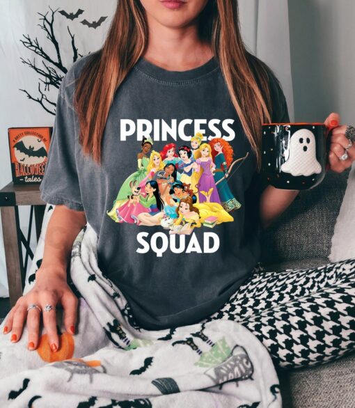 Disney Princess Squad Group T-Shirt, Snow White, Cinderella, Aurora