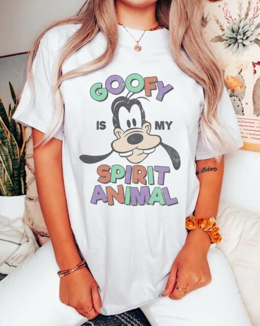 Disney Mickey And Friends Goofy Is My Spirit Animal T-Shirt