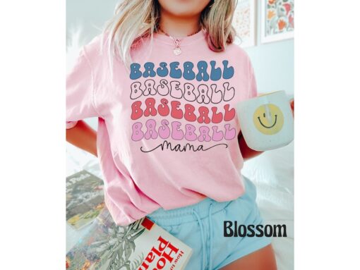 Comfort Colors® Baseball Mama Shirt, Baseball Mom Shirt