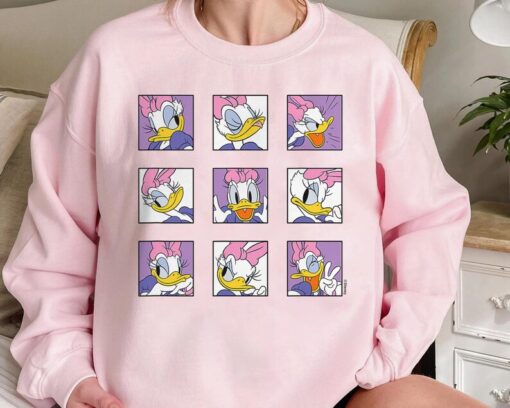 Disney Daisy Duck Portrait Moods Retro 90s Shirt, Mickey and Friends