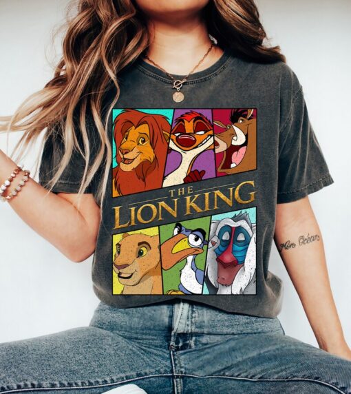 Disney The Lion King Characters Retro Portrait Shirt