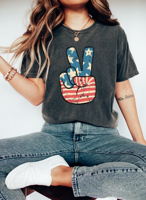 Retro America USA shirt,4th of July tee, Retro funny fourth shirt