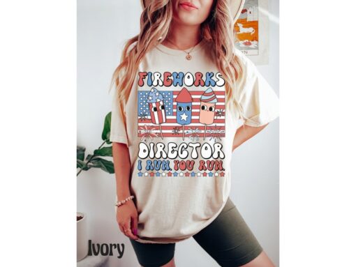 Comfort Colors® Fireworks Director Shirt, 4th of July Tee