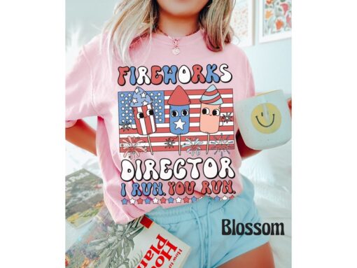 Comfort Colors® Fireworks Director Shirt, 4th of July Tee