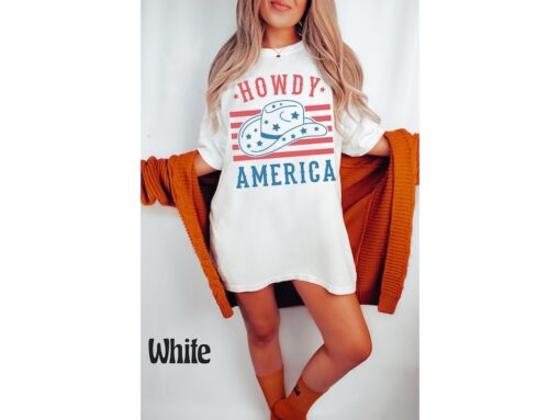 Comfort Colors® Howdy America Shirt, 4th of July Tee