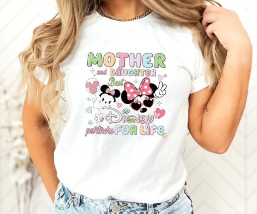 Mother And Daughter Best Disney Partners For Life Shirt, Disney Shirt