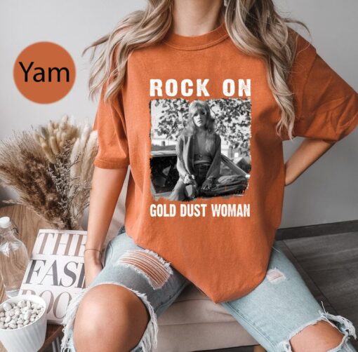 Rock On Gold Dust Woman Stevie Nicks Gifts For Men Women Girls Comfort