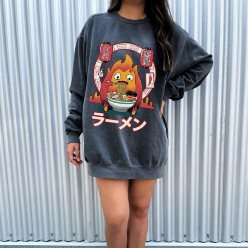 Vintage Studio Ghibli Calcifer Y2K Top