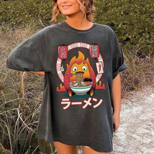 Vintage Studio Ghibli Calcifer Y2K Top